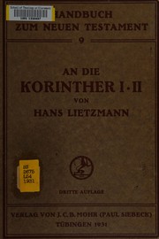 An die Korinther I, II