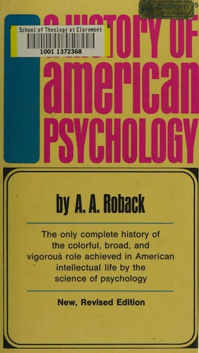 History of American psychology