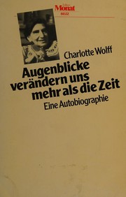 Augenblicke verandern uns mehr als die Zeit