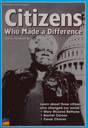 Citizens who made a diffrerence