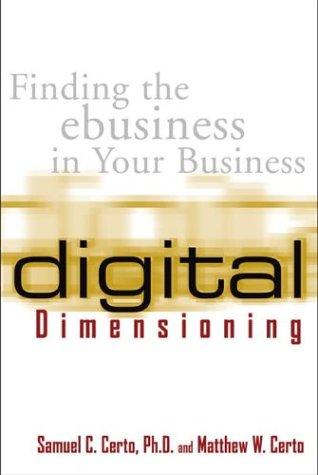 Digital dimensioning : finding the ebusiness in your business