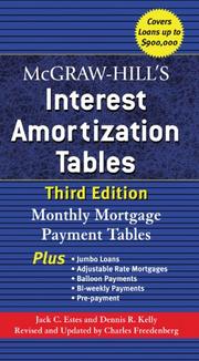 McGraw-Hill's interest amortization tables