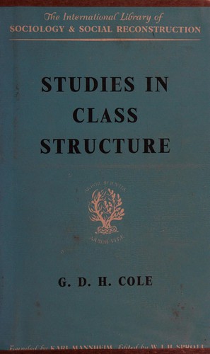 Studies in class structure