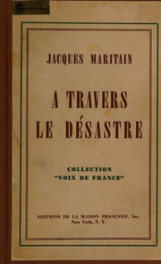 A travers le désastre