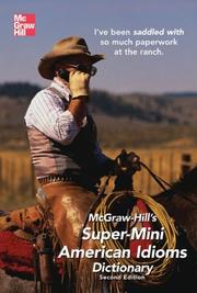 McGraw-Hill's Super-Mini American Idioms Dictionary, 2e