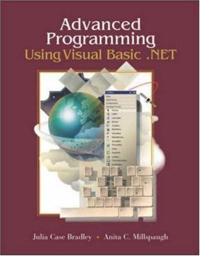 Adv Programming Using VB.Net w/ 60 day Trial & Student CD