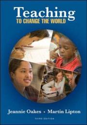 Teaching to change the world