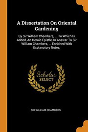 A Dissertation on Oriental Gardening