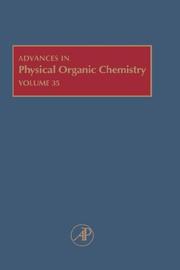 Advances in Physical Organic Chemistry, Volume 35 (Advances in Physical Organic Chemistry)