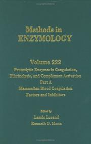 Proteolytic enzymes in coagulation, fibrinolysis, and complement activation