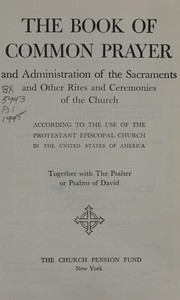 The Book of common prayer