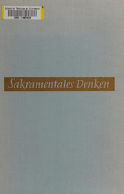 Sakramentales denken