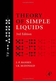 Theory of simple liquids
