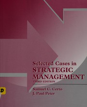 Selected cases in strategic management