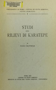 Studi sui rilievi di Karatepe