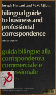 Bilingual guide to business and professional correspondence (Italian-English) =