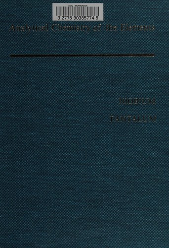 Analytical chemistry of niobium and tantalum