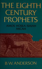 The eighth century prophets