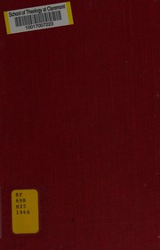 Nervous disorders and character