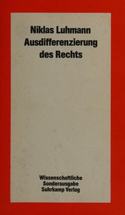 Ausdifferenzierung des Rechts