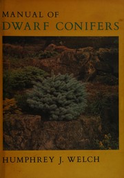 Manual of dwarf conifers