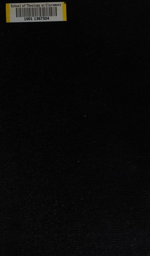 The beginnings of the Christian church. Translated by Bertram Lee Woolf