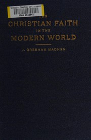 The Christian faith in the modern world
