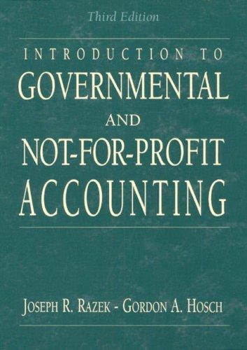 Introduction to governmental and not-for-profit accounting
