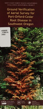 Ground verification of aerial survey for Port-Orford-cedar root disease in southwest Oregon