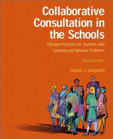 Collaborative consultation in the schools