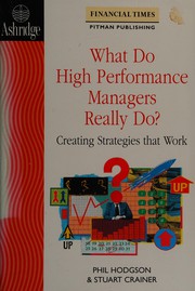 What do high performance managers really do?