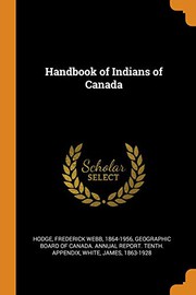 Handbook of Indians of Canada