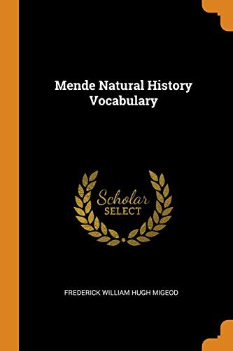 Mende natural history vocabulary