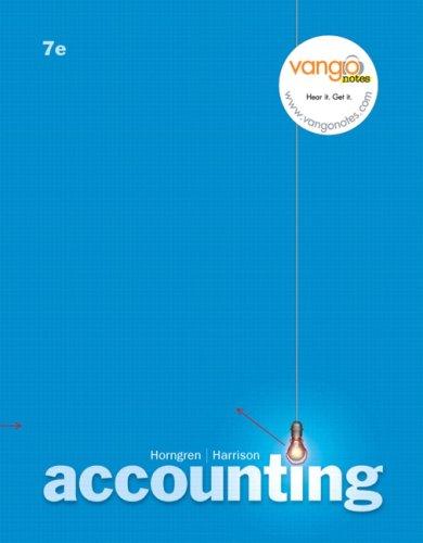 Accounting (7th Edition)