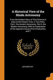 A historical view of the Hindu astronomy