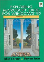 Exploring Microsoft Excel for Windows 95, version 7.0