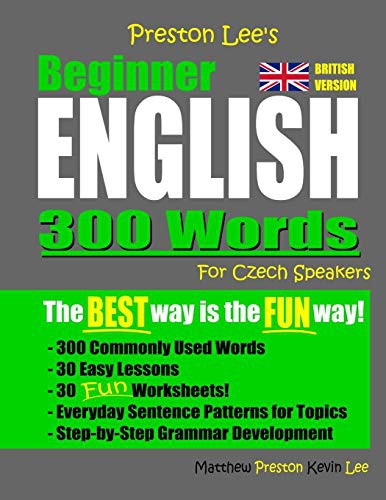 Preston Lee's Beginner English 300 Words For Czech Speakers