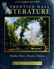 Prentice Hall Literature - Timeless Voices, Timeless Themes - The British Tradition