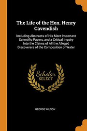Life of the Hon. Henry Cavendish