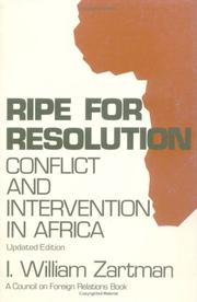 Ripe for resolution