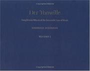 Der Tonwille: Pamphlets in Witness of the Immutable Laws of Music Volume I