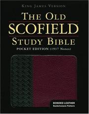 The Old ScofieldRG Study Bible, KJV