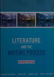 Literature and the writing process--Backpack Edition
