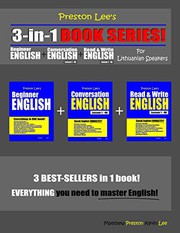 Preston Lee’s 3-in-1 Book Series! Beginner English, Conversation English & Read & Write English Lesson 1 – 40 For Lithuanian Speakers