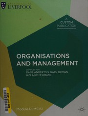Organisations and management