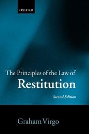 The Principles of the Law of Restitution