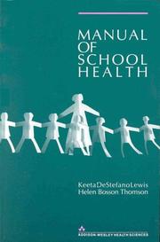 Manual of school health