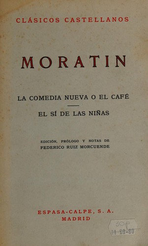 La comedia nueva o el café