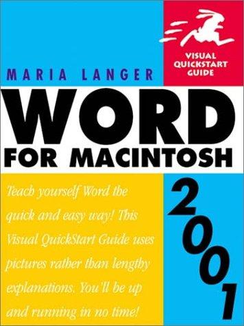Word 2001 for Macintosh