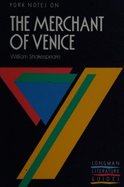 Notes on Shakespeare's "Merchant of Venice"